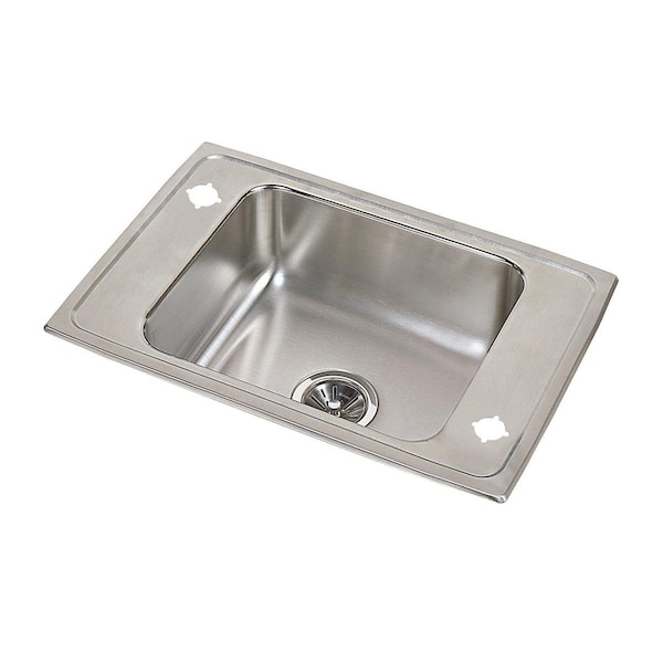 Pacemaker Stainless Steel 25 X 17 X 5 Single Bowl Top Mount Classroom Ada Sink